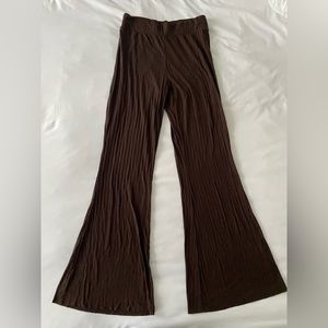 H&M Ribbed Wide Leg Pants